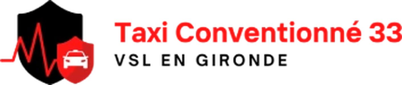 Logo taxi conventionne 33 VSL Gironde